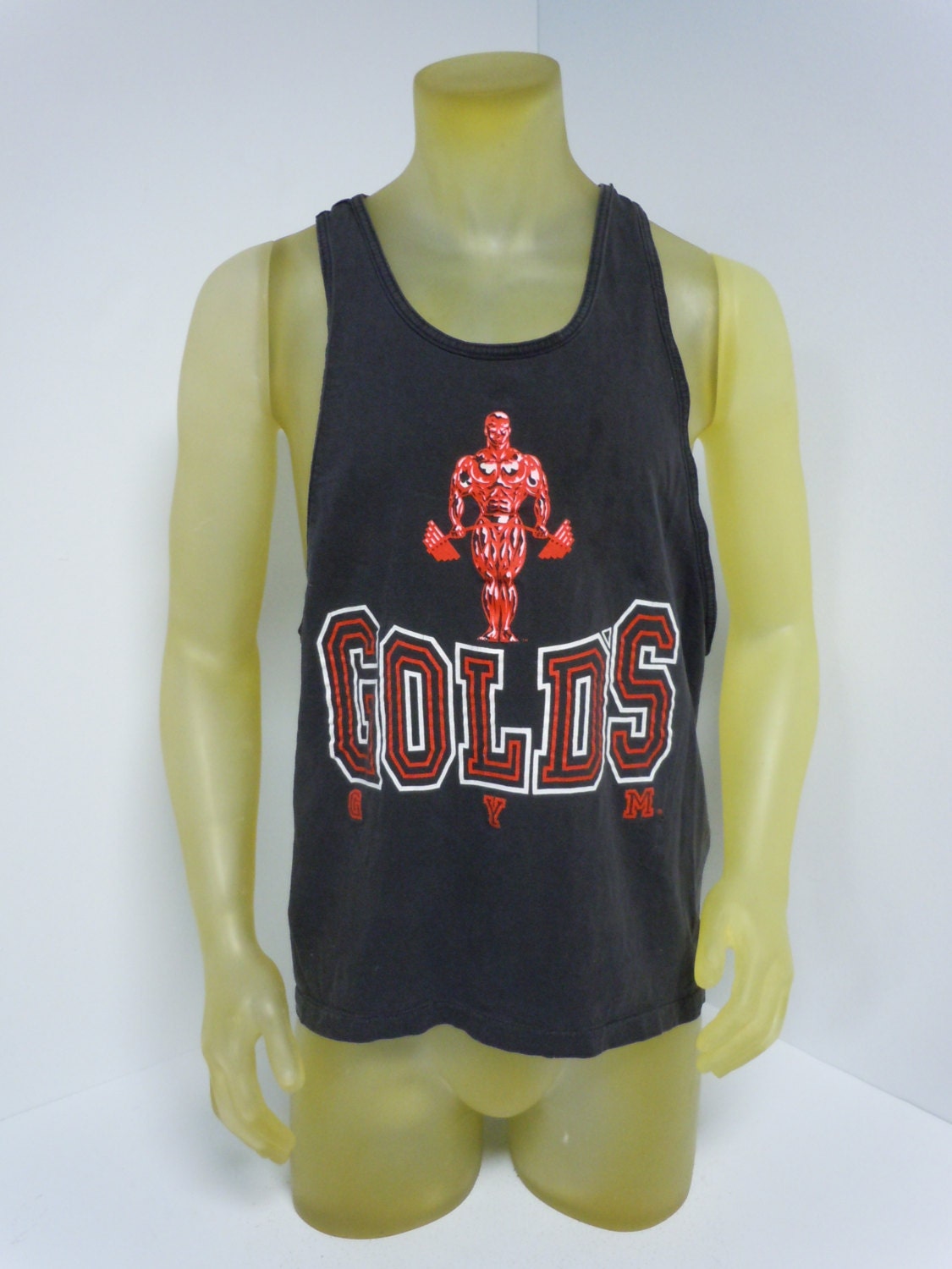 vintage golds gym tank top