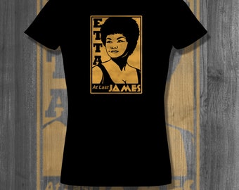 Etta James T shirt Black History Black History Month African Clothing Black Pride Afro T shirt gifts for her Jazz music Father's Day gifts
