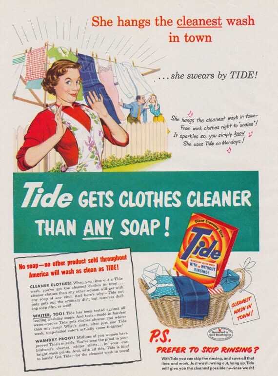 Vintage Laundry Detergent Ads