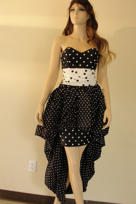 Jessica Mcclintock Black and White Dress