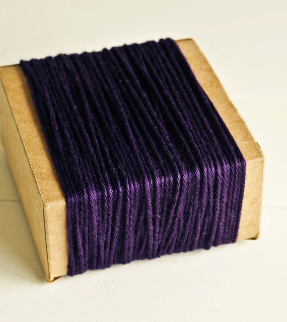 Thick Cotton Twine in Dark Purple 10 Yards Packaging Gift
