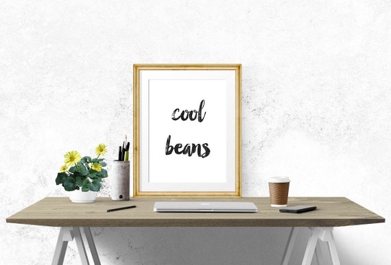 items-similar-to-cool-beans-cool-beans-poster-cool-beans-print