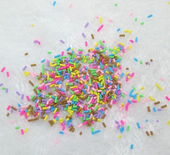 10 grams Clay Sprinkles for Cupcakes Pastries Goodies Colorful