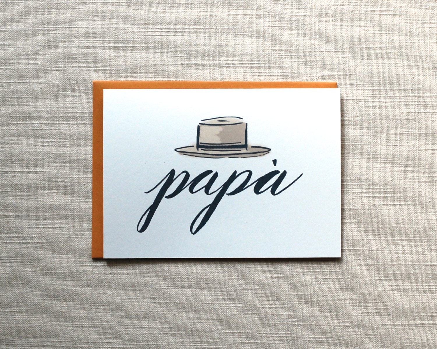 Father's Day Card Dad Birthday Card: Italian father Papa