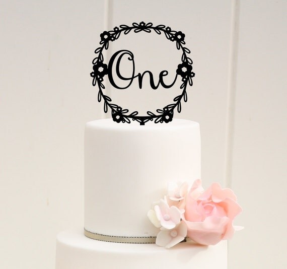 1 birthday cake topper