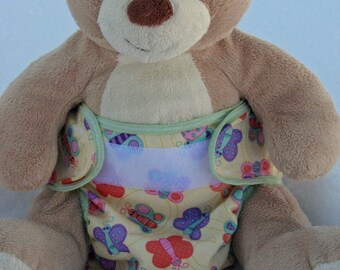 butterflies cloth diaper cover, waterproof PUL