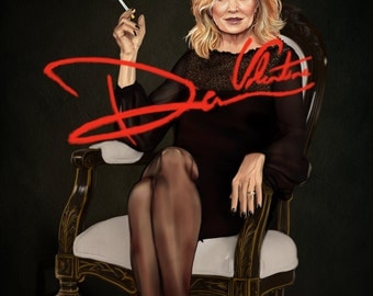 American Horror Story Jessica Lange poster print 11x17in supreme Fiona Goode, Elsa Mars, hotel feud