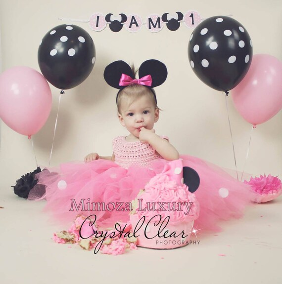 Minnie mouse dress, 1st birthday dress, girl infant dress, baby girl minnie dress, toddler party dress, girl birthday dress, pageant dress