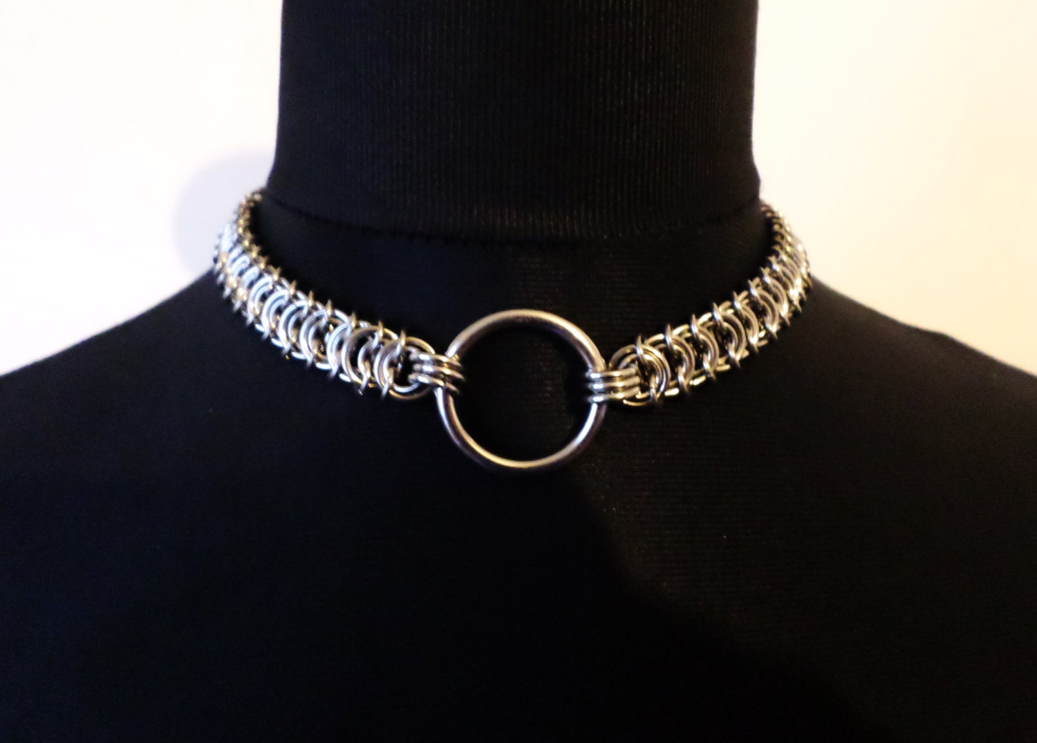 Stainless Steel Chainmail ORing Choker by SapphiresArmouries