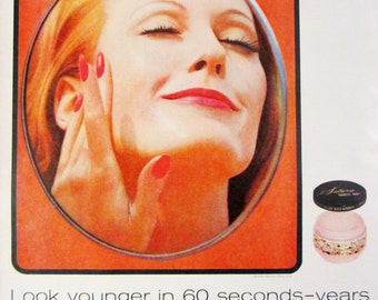 1959 Dorothy Gray Satura Facial Cream Vintage Werbung Bad Wand Kunst ...
