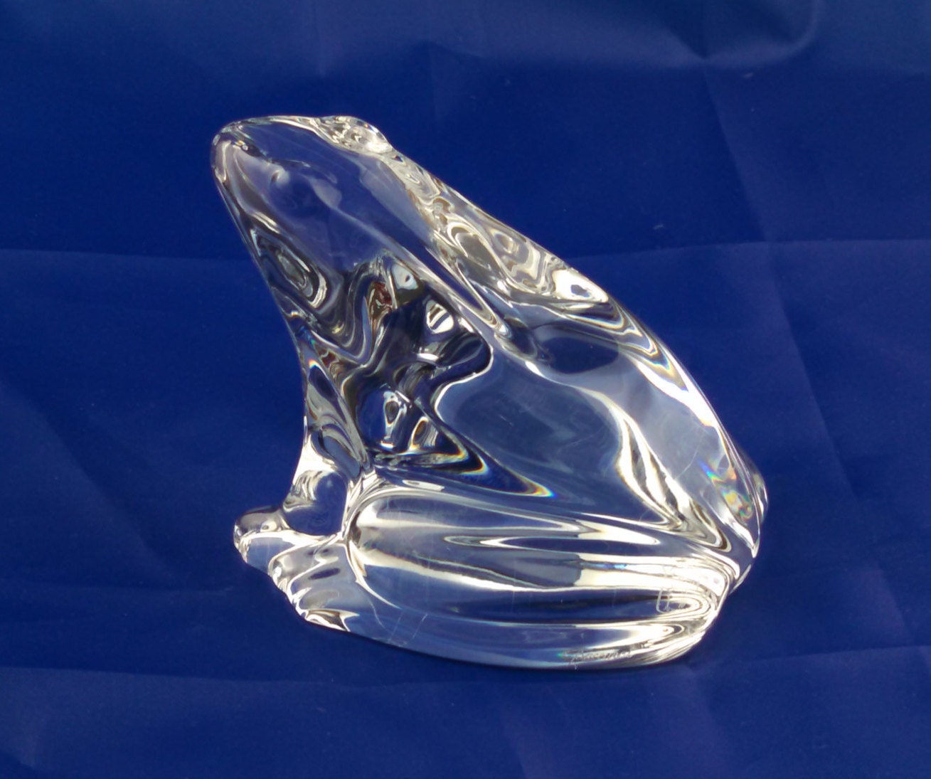 baccarat glass frog