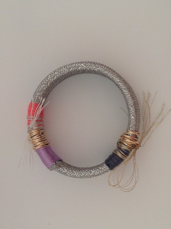 Fisty Cuffs metallic cuff lilac by sarahmakesthese on Etsy