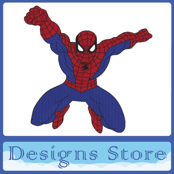 SPIDERMAN machine embroidery design 3 sizes