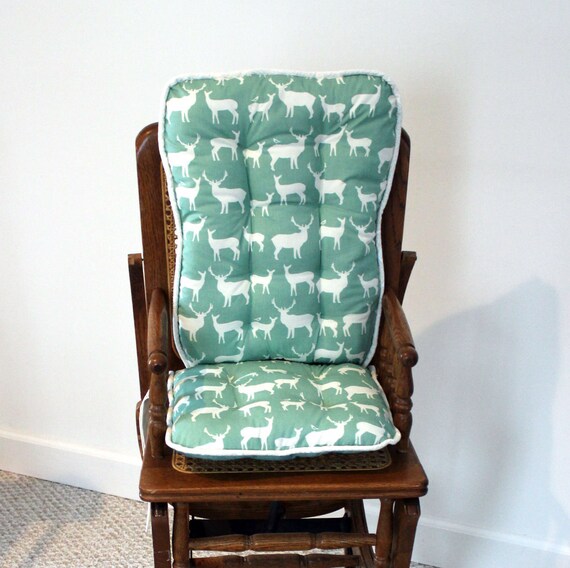 Birch Organic Elk Family Wooden High Chair Cushions