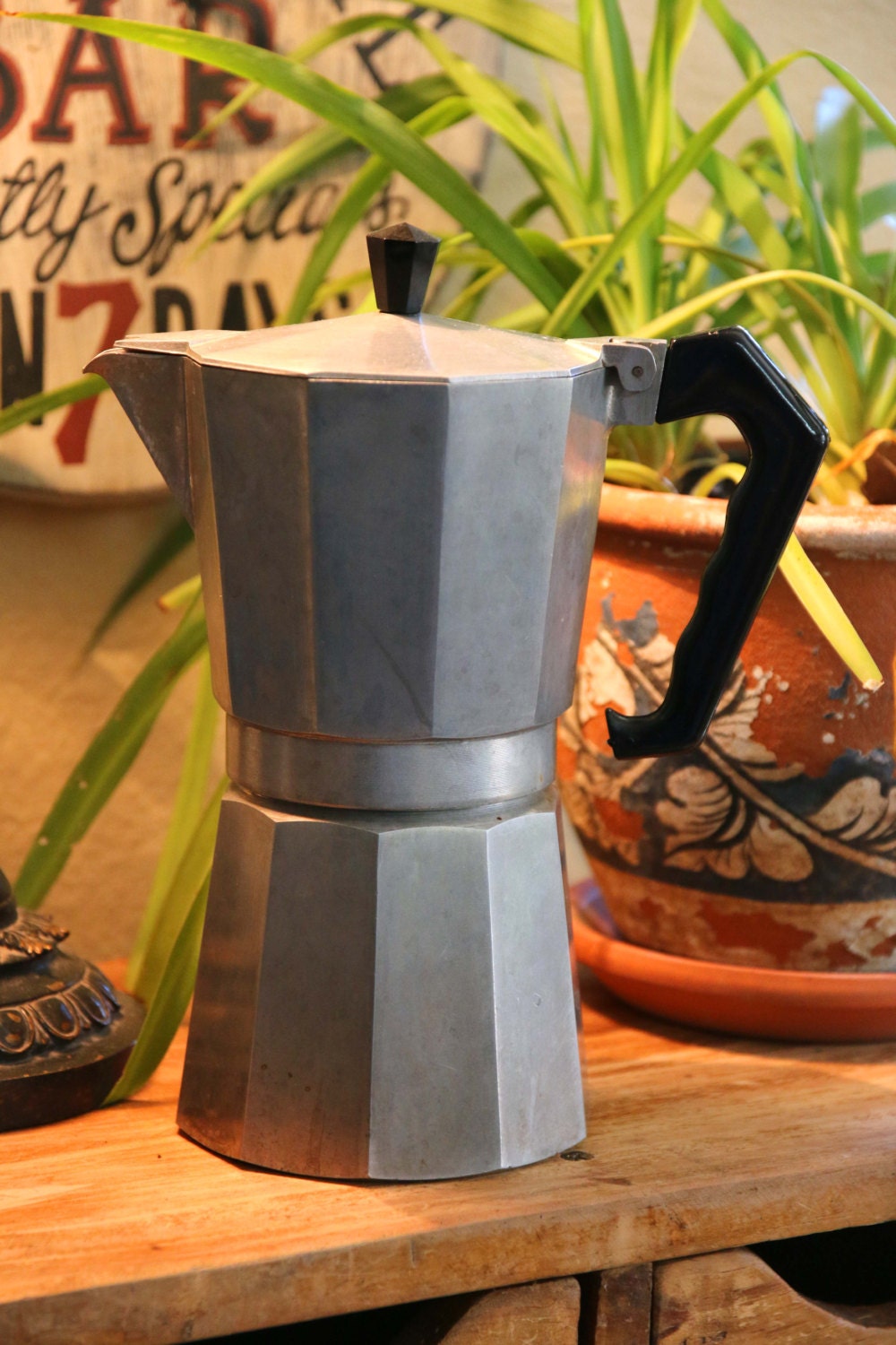 Vintage Italian Stovetop Coffee Pot Expresso Maker Haute Juice