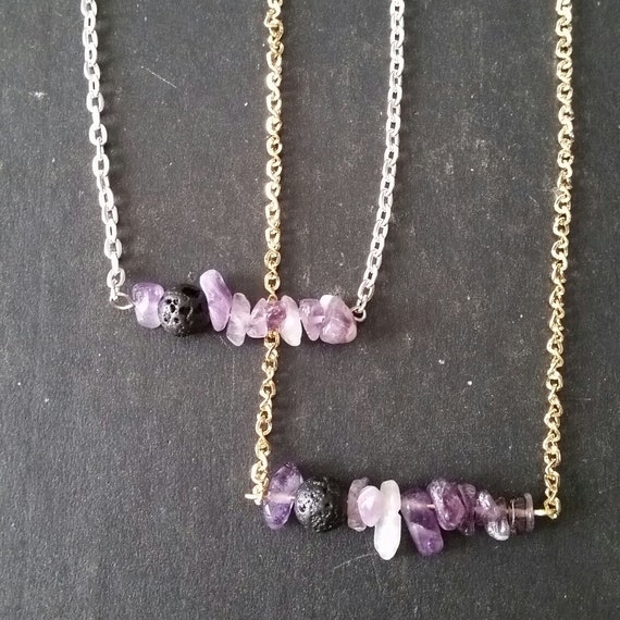 Essential Oil Necklace Diffuser Lava Rock Aromatherapy Jewelry