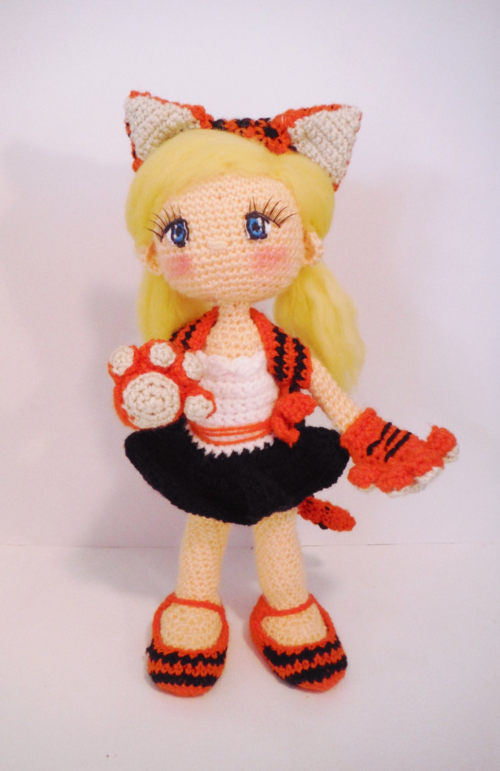 crochet PATTERN amigurumi doll witch. PDF Not included Doll