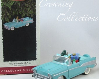 1994 Hallmark 1957 Chevrolet Bel Air Ornament Classic American Cars Keepsake #4 in Series Chevy