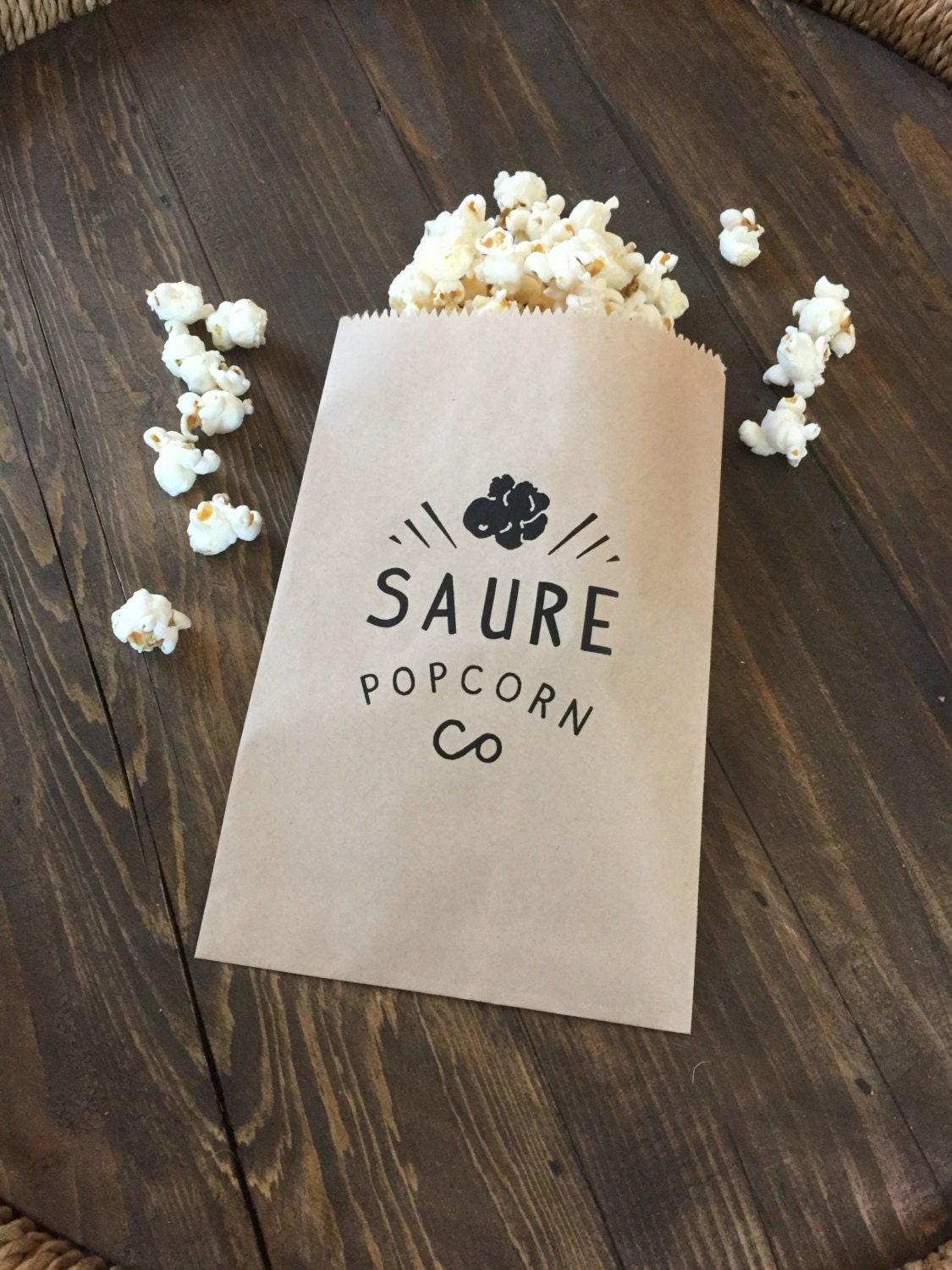 Personalized Popcorn Bags Great for a Wedding Favor Bag
