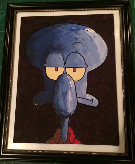 Squidward An Original Acrylic Painting   Il 570xN.695383096 R9xd 