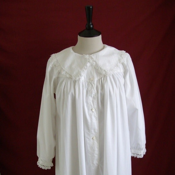 1880s/90s Restored Antique Victorian Nightgown Nightdress with