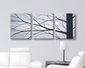 ON SALE TODAY 48 inches Original 3 piece Wall art by ToddEvansArt