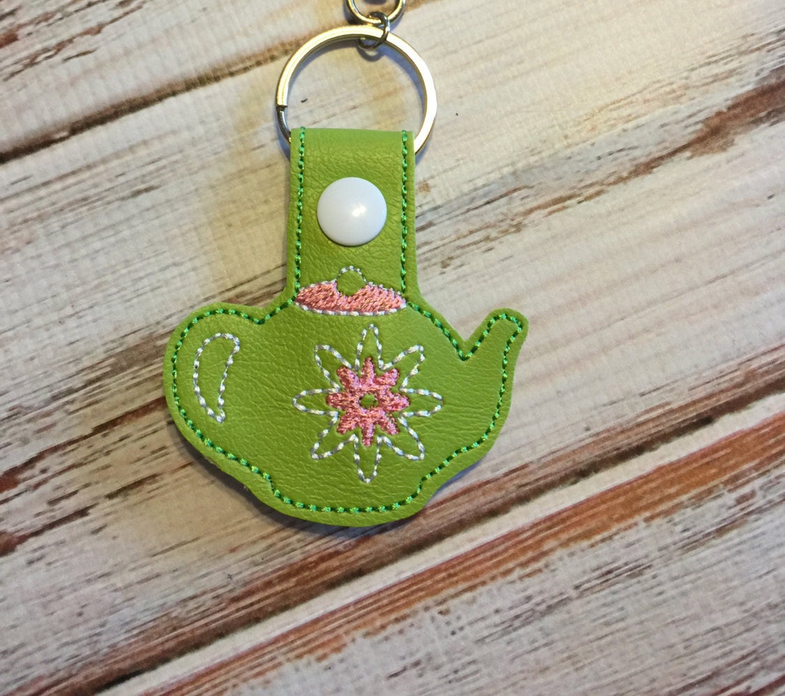 Teapot Keychain Tea Pot Keychain Tea Keychain Teapot Key