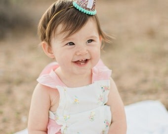 Birthday Party Hat || Birthday Hat || First Birthday Party Hat || First Birthday Hat || Cake Smash || Little Blue Olive Party Hat