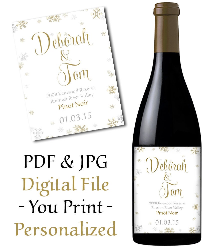 6 Free Printable Wine Labels You Can Customize Lovetoknow For Blank 