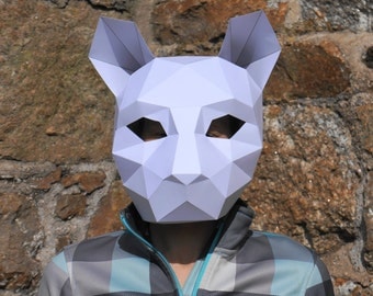 Cat or Tiger Mask - Make your own with this simple PDF
