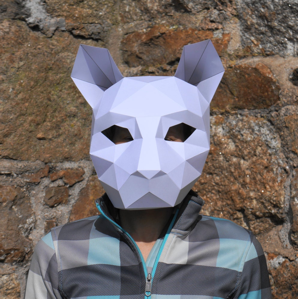 Uncategorized How To Make A Cat Mask cat or tiger mask make your own with this simple pdf