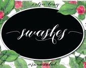 INSTANT DOWNLOAD | Digital Font | Nistiver Black font | single font file | Open Type Font (.otf)