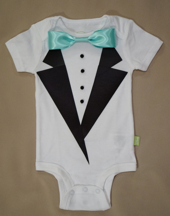 Baby tuxedo onesie tuxedo bodysuit baby tux by JoysLilTuxes