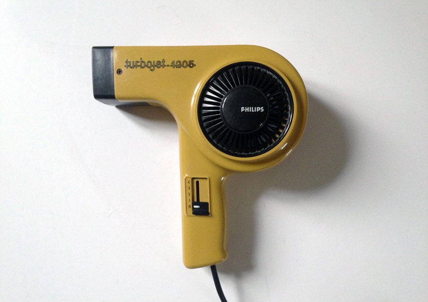Retro hair dryer PHILIPS TURBO JET 1205 by EphemereIntemporel