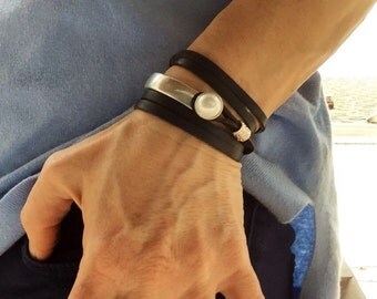 Leather bracelet, Joanna Gaines Jewelry, leather wrap bracelet, leather bracelets, uno de 50, wife gifts, jewelry, bracelets, leather wraps