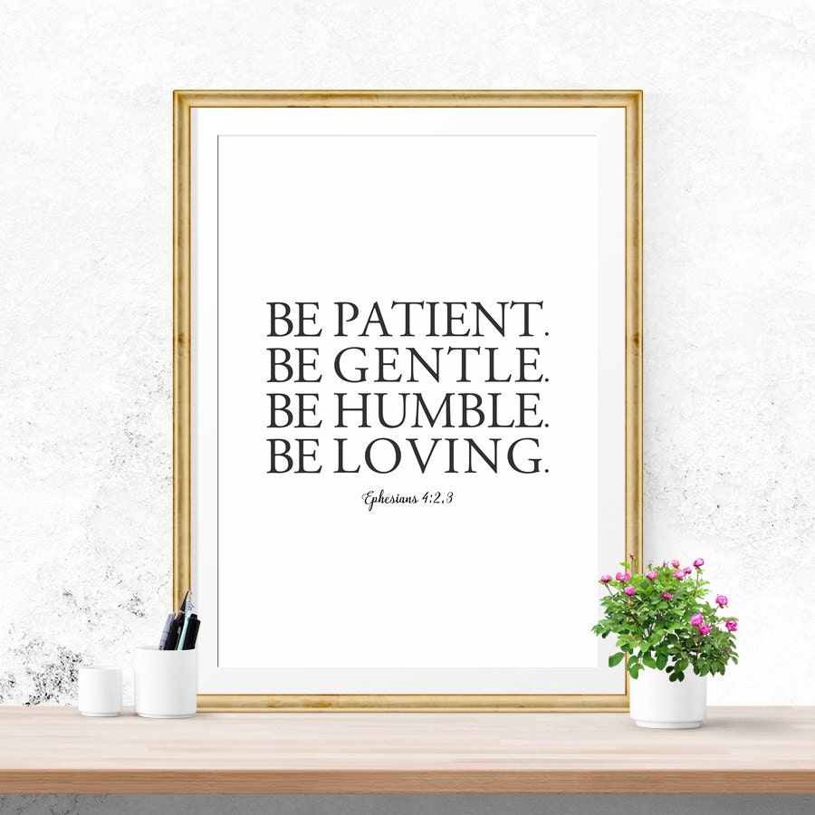 Bible Verse Wall Art sale bible verse wall art be patient be gentle be humble Bible Verse Wall Art sale bible verse wall art be patient be gentle be humble