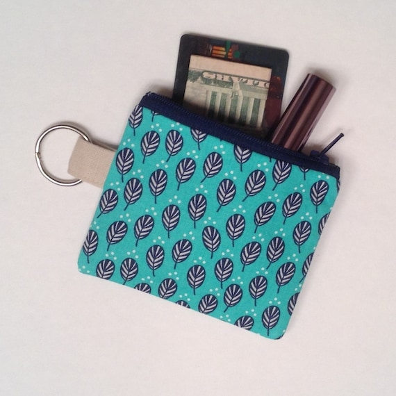 Coin Purse Keychain Fabric Coin Purse Small Card Pouch