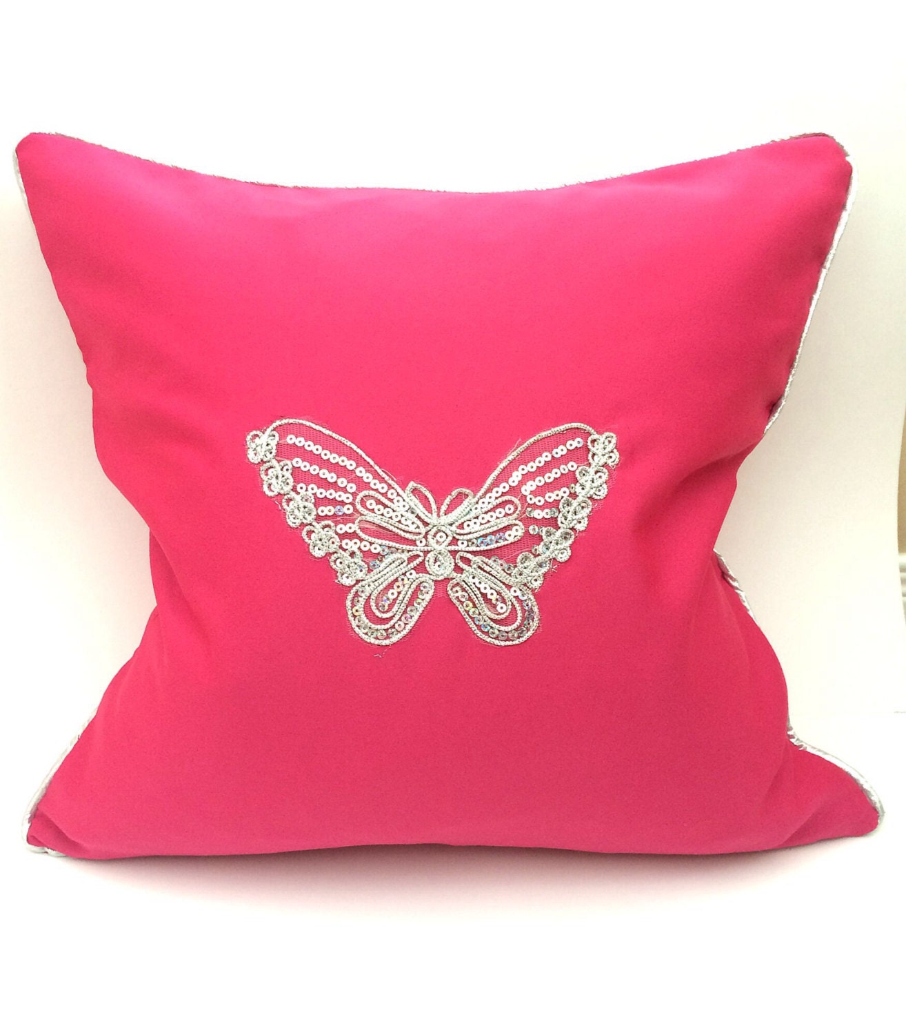 pink butterfly pillow pet