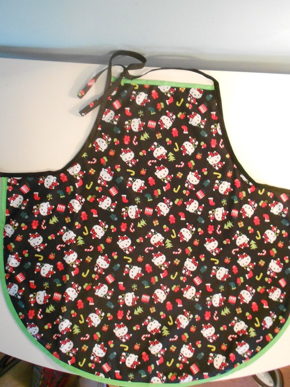 Full Size Christmas Hello Kitty Adult Apron