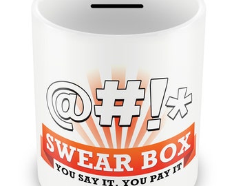 Swear Jar Money Box - Gifts swear pay up pay it swear box