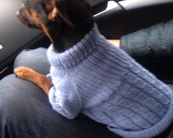 Dog sweater. Dog sweater.Dog clothing .Knitting for dog.clothes for dog