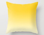 Yellow throw pillow decorative Modern minimalist design home decor accent cushion (501)