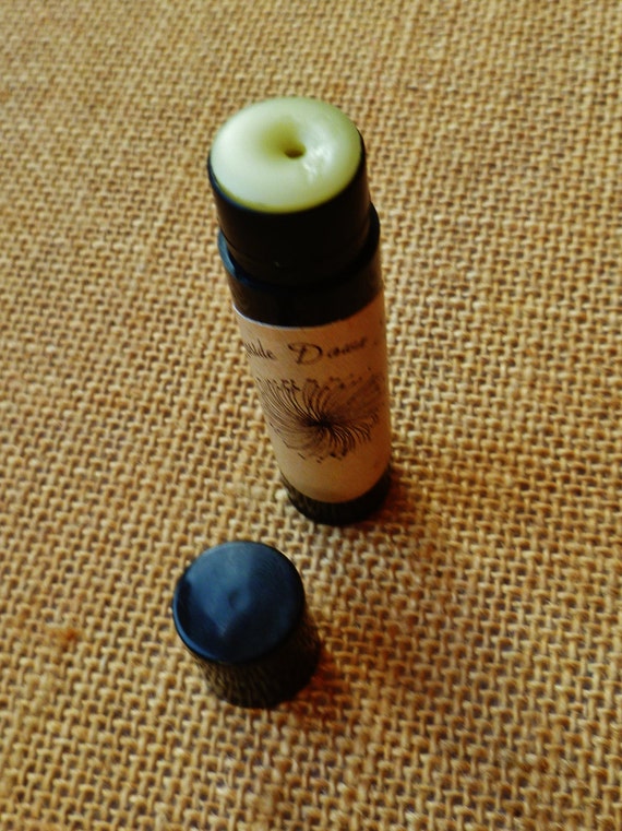 Lotus and Sandalwood, Push up Rub on stick Natural solid perfume