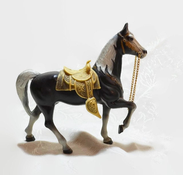 vintage plastic horses