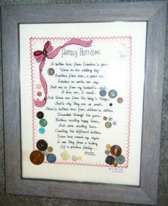 Items similar to Family Buttons - From Grandma's Button Box - Counted ...