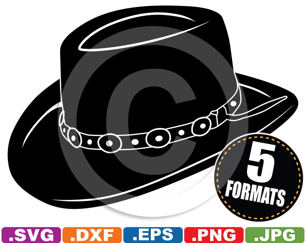 Download Cowboy / Cowgirl Hat Clip Art Image svg & dxf vinyl cutting