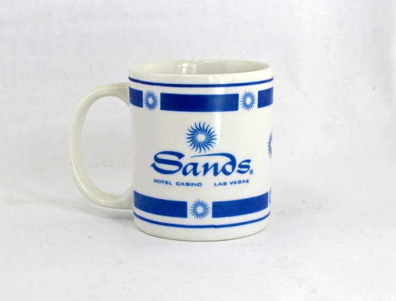 Items similar to Vintage Sands Hotel Casino Las Vegas Coffee Mug Cup on ...