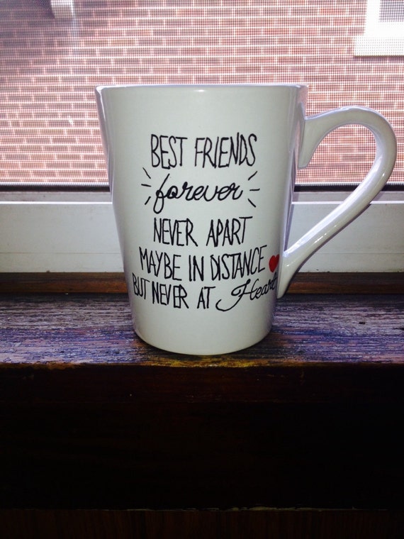 Best Friends Mugs. Set of 2. by DazzlingDesigns321 on Etsy