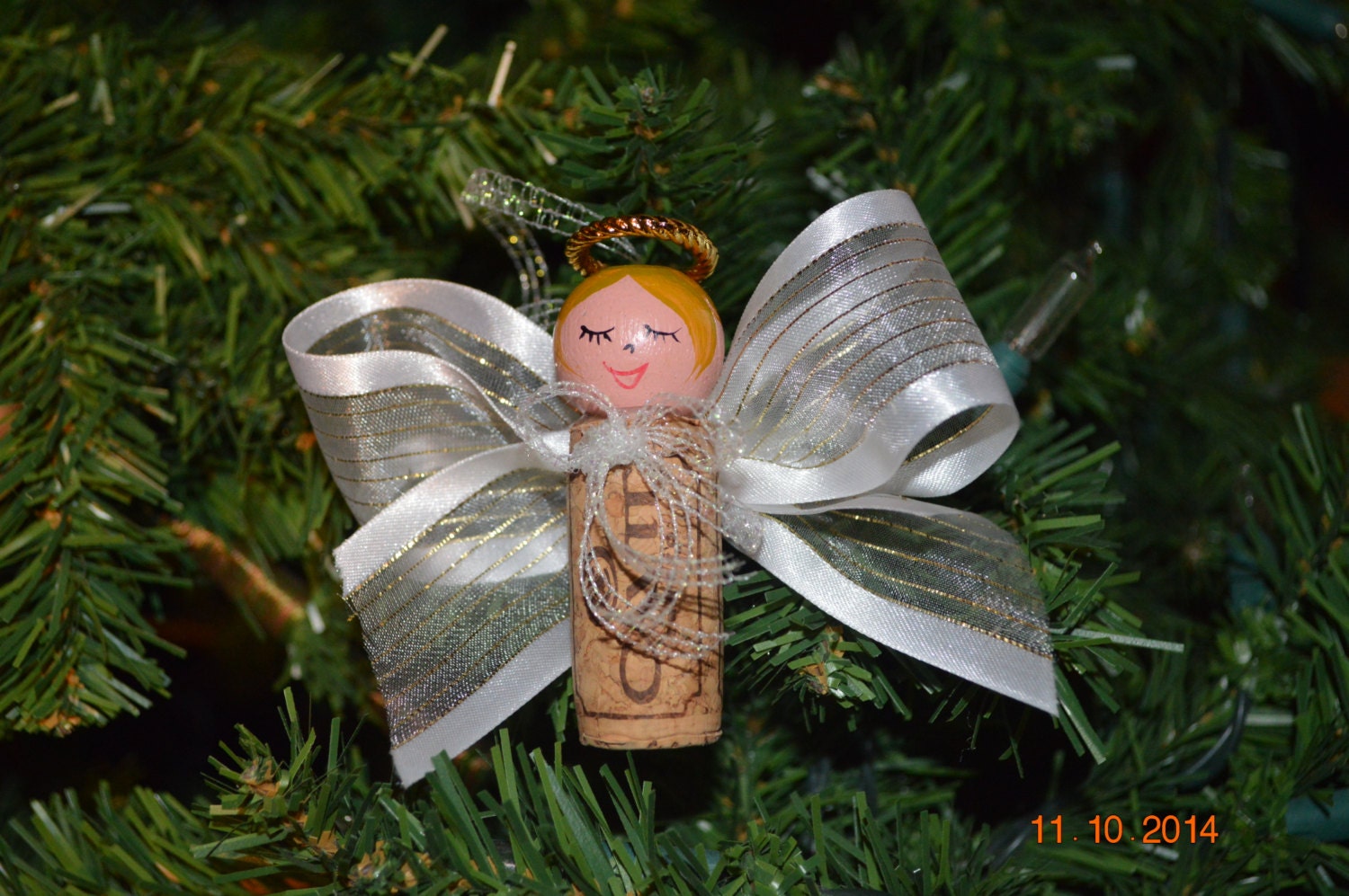 Glamorous Wine Cork Angels