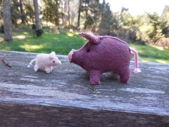 small stuffed pig